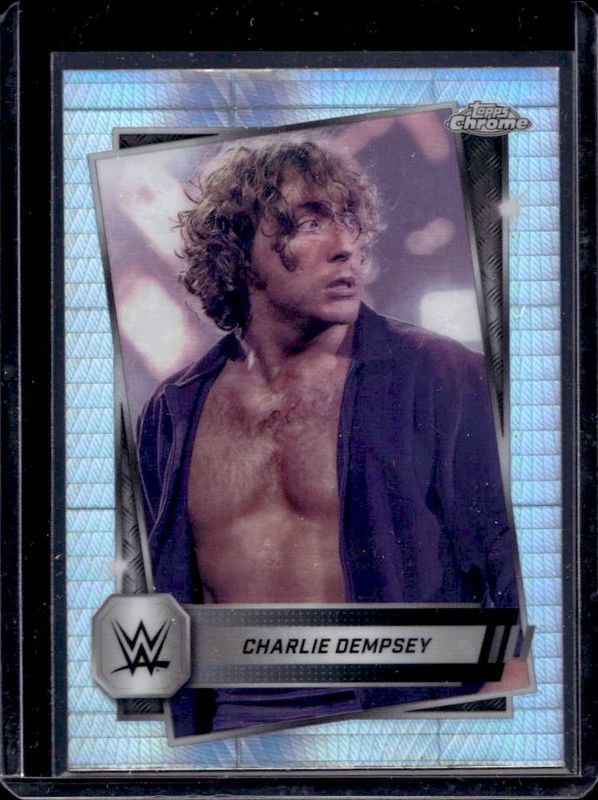 Charlie Dempsey 2025 Topps Chrome WWE #200 Prism Refractor RAW