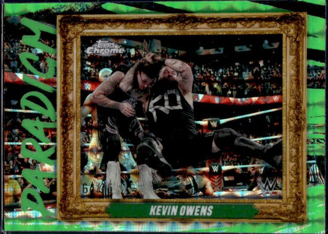 2025 Topps Chrome WWE #PAR-KOS Paradigm - Neon Green Geometric Refractor /75