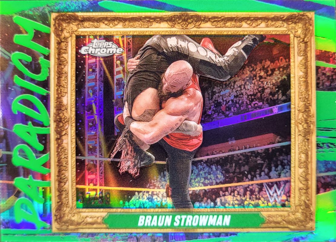 2025 Topps Chrome WWE #PAR-BSM Paradigm - Green Refractor /99