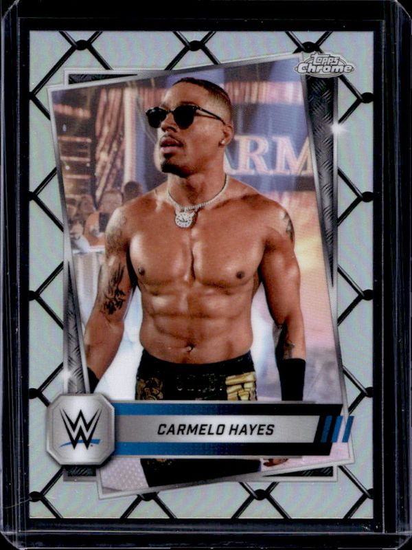 2025 Topps Chrome WWE #165 Steel Cage Refractor /37