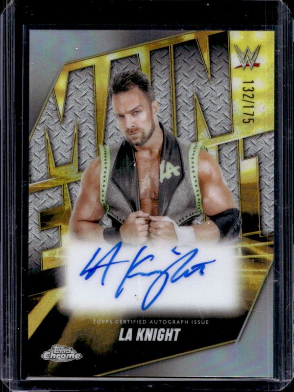2025 Topps Chrome WWE #MEA-LAK Main Event Autographs - Refractor /175