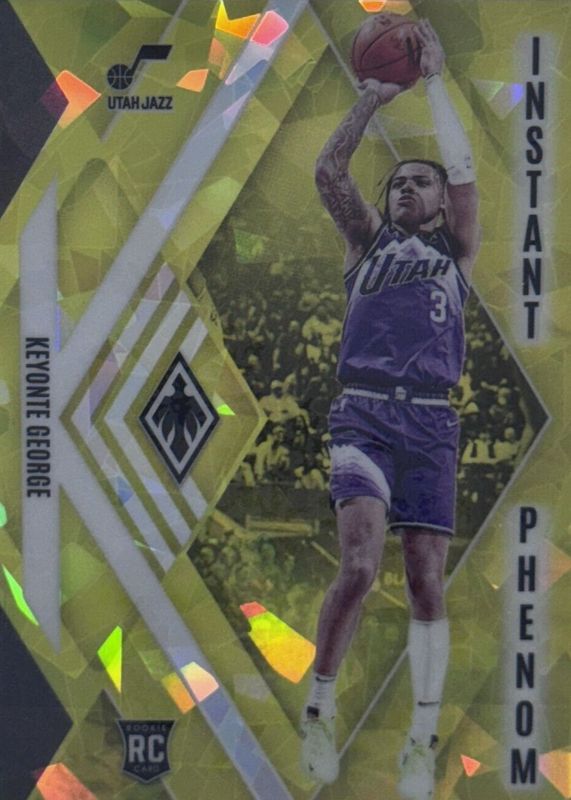 Keyonte George 2023 Phoenix #5 Instant Phenom - Yellow Ice /175 Rookie RAW