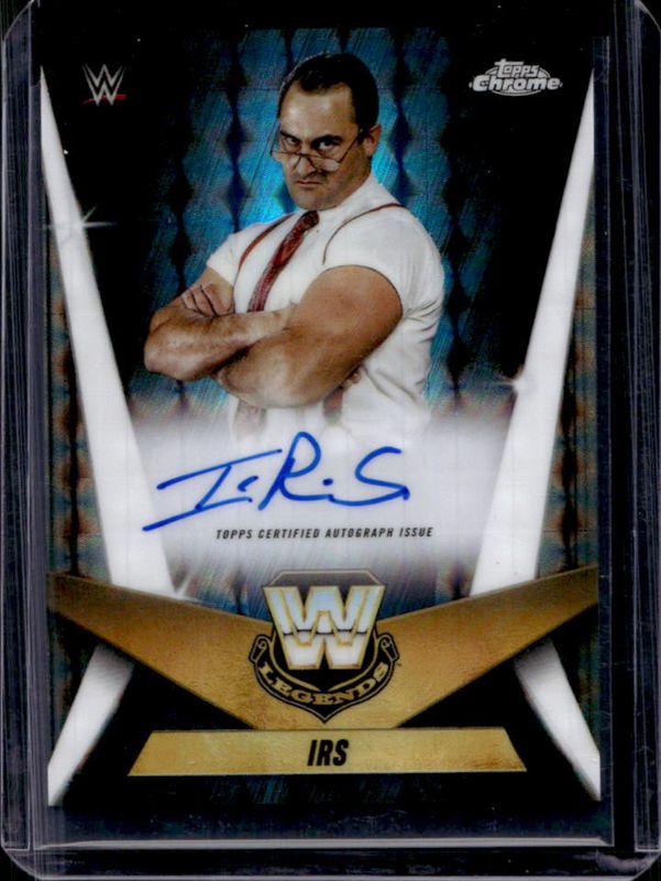 2025 Topps Chrome WWE #LCA-IR Legendary Chrome Autographs - Geometric Refractor