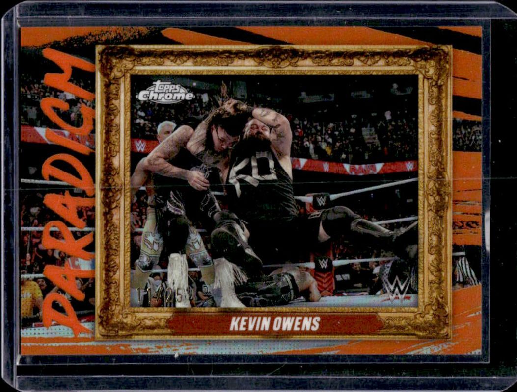 2025 Topps Chrome WWE #PAR-KOS Paradigm - Orange Refractor /25