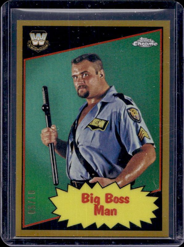 2025 Topps Chrome WWE #85TL-BB 1985 Legends - Gold Refractor /50