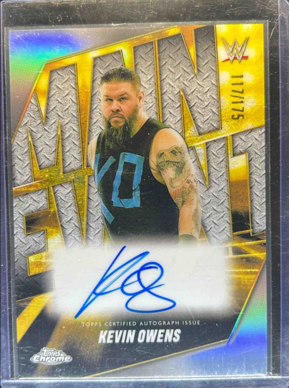 2025 Topps Chrome WWE #MEA-KOW Main Event Autographs - Refractor /175