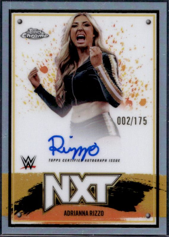 2025 Topps Chrome WWE #NXT-ARZ NXT Chrome Autographs - Refractor /175