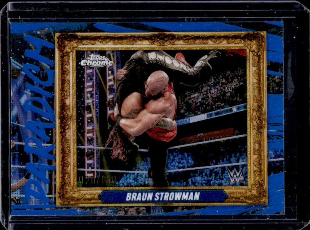 2025 Topps Chrome WWE #PAR-BSM Paradigm - Blue Refractor /150
