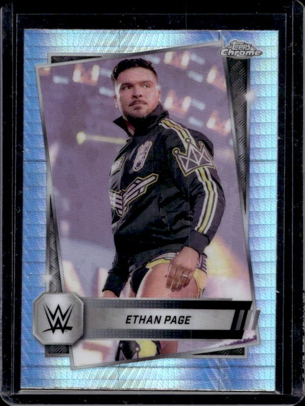 Ethan Page 2025 Topps Chrome WWE #26 Prism Refractor RAW