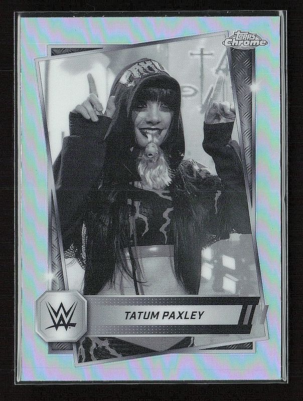 Tatum Paxley 2025 Topps Chrome WWE #105 Refractor RAW
