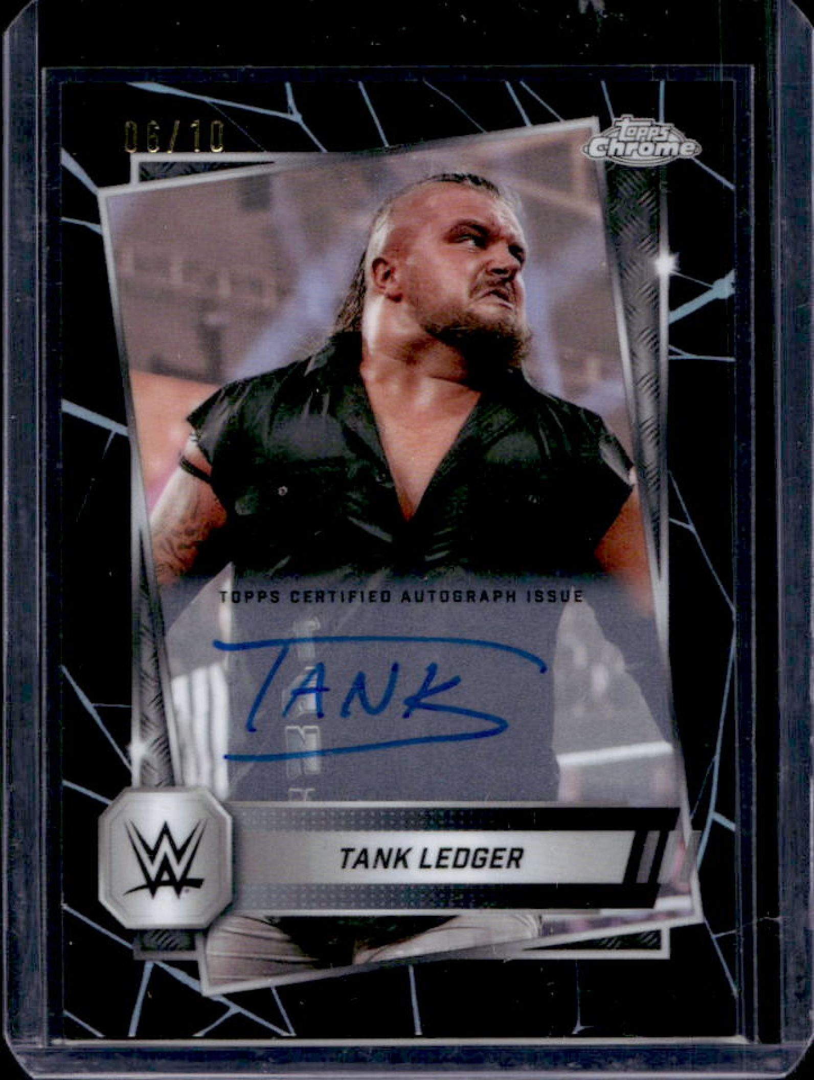 Tank Ledger 2025 Topps Chrome WWE #CLA-LG Autographs - Black Refractor ...
