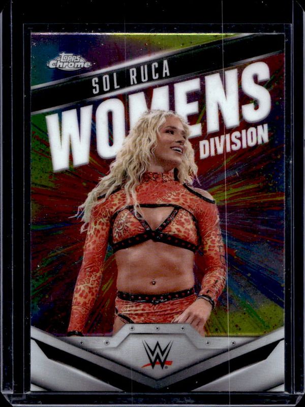 Sol Ruca 2025 Topps Chrome WWE #WD-SOL Women's Division RAW