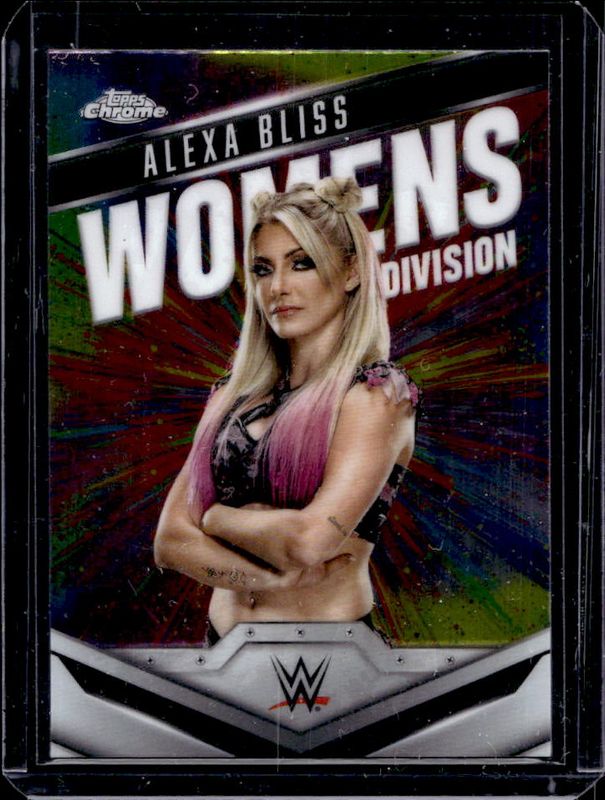 Alexa Bliss 2025 Topps Chrome WWE #WD-ALE Women's Division RAW