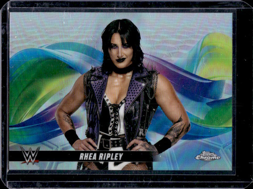 Rhea Ripley 2025 Topps Chrome WWE #HLX-RHE Helix /(SSP) Price Guide ...