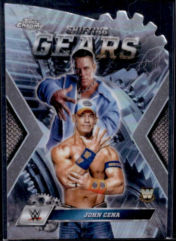 John Cena 2025 Topps Chrome WWE #SG-JC Shifting Gears RAW