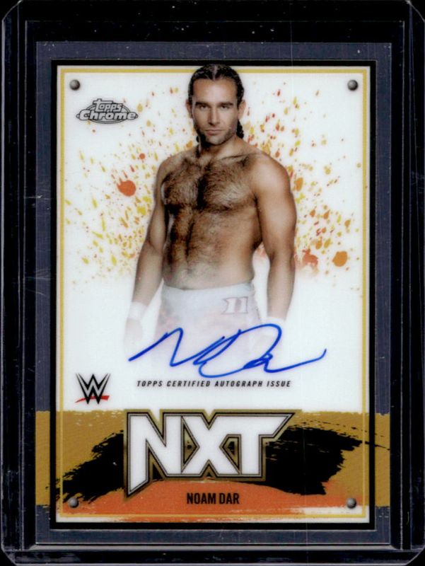 Noam Dar 2025 Topps Chrome WWE #NXT-DAR NXT Chrome Autographs RAW