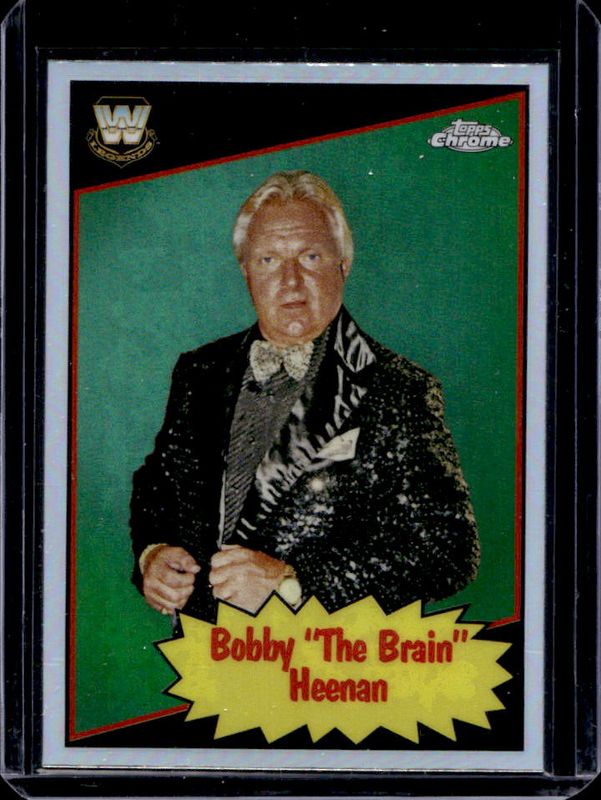 Bobby Heenan 2025 Topps Chrome WWE #85TL-BH 1985 Legends - Refractor RAW