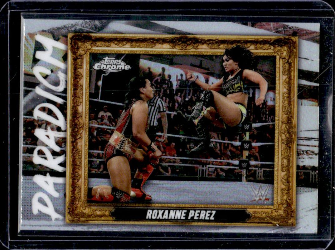 Roxanne Perez 2025 Topps Chrome WWE #PAR-RPZ Paradigm - Refractor RAW