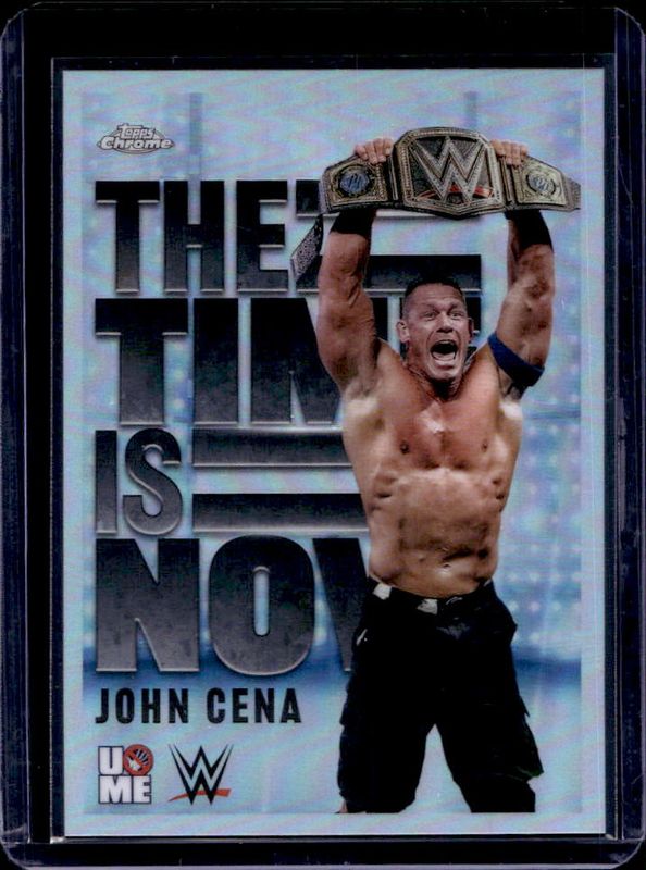 John Cena 2025 Topps Chrome WWE #TIN-24 The Time Is Now RAW