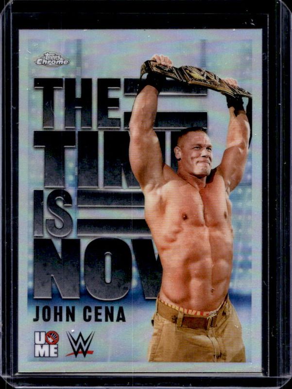 John Cena 2025 Topps Chrome WWE #TIN-22 The Time Is Now RAW