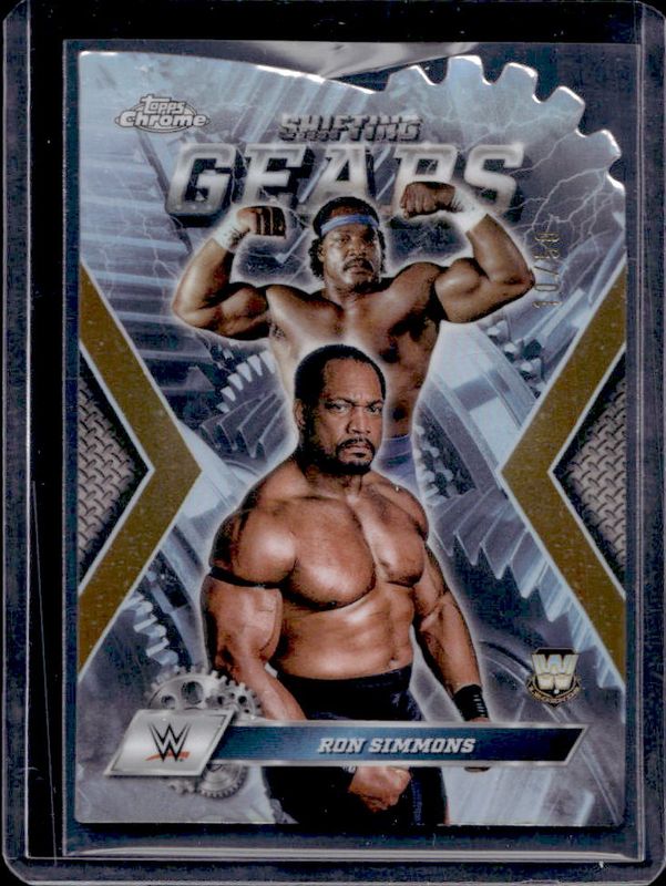 2025 Topps Chrome WWE #SG-RS Shifting Gears - Gold Refractor /50