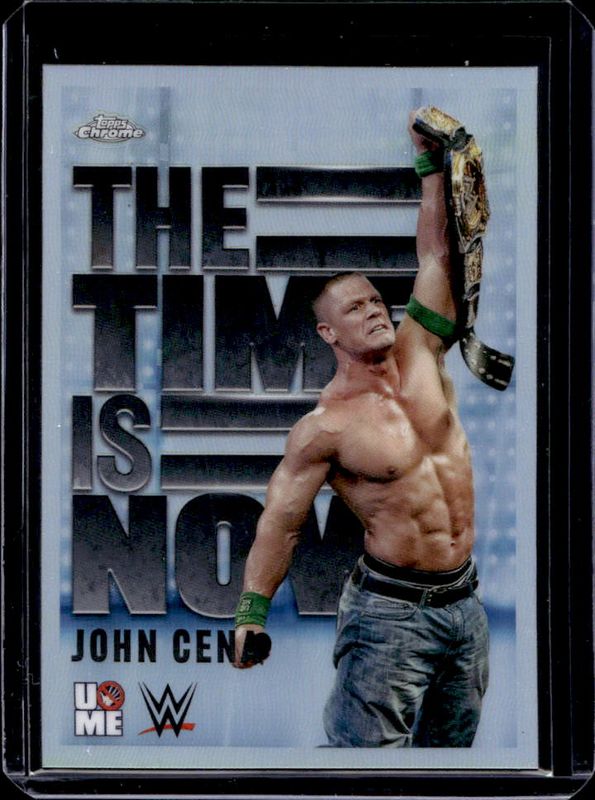 John Cena 2025 Topps Chrome WWE #TIN-13 The Time Is Now RAW