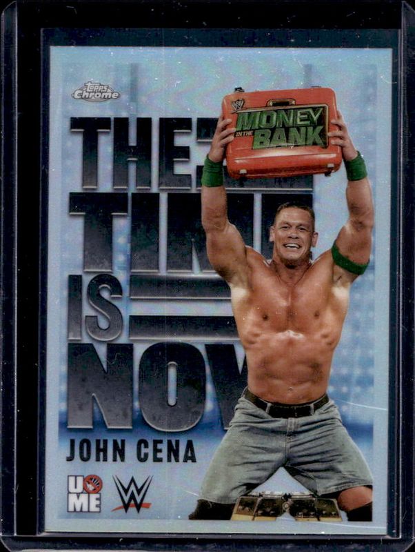 John Cena 2025 Topps Chrome WWE #TIN-20 The Time Is Now RAW