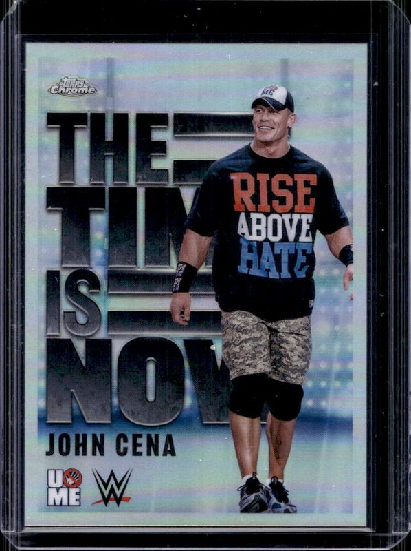 John Cena 2025 Topps Chrome WWE #TIN-19 The Time Is Now RAW