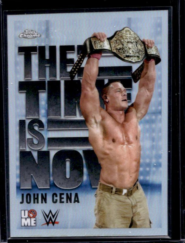 John Cena 2025 Topps Chrome WWE #TIN-23 The Time Is Now RAW