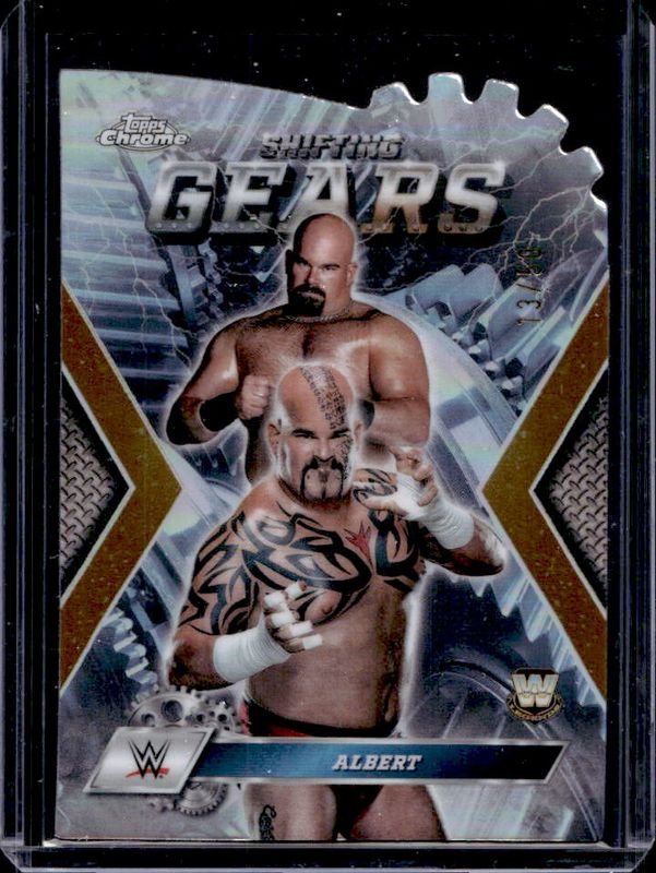 2025 Topps Chrome WWE #SG-AL Shifting Gears - Gold Refractor /50