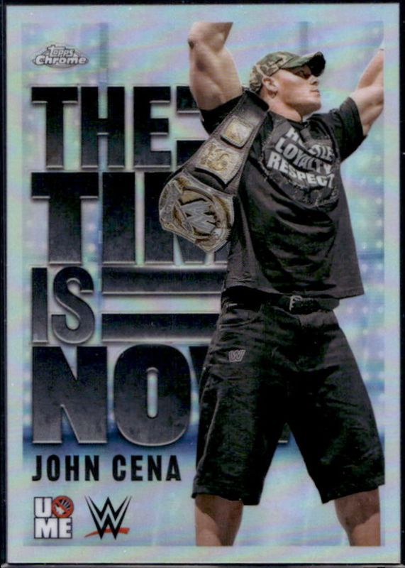 John Cena 2025 Topps Chrome WWE #TIN-7 The Time Is Now RAW