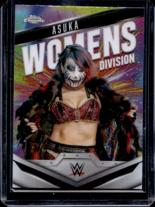 Asuka 2025 Topps Chrome WWE #WD-ASU Women's Division - Refractor RAW