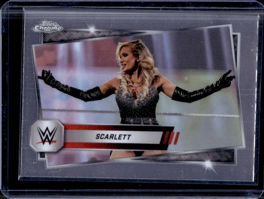 Scarlett 2025 Topps Chrome WWE #101 Base RAW