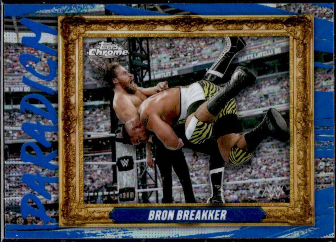 2025 Topps Chrome WWE #PAR-BBK Paradigm - Blue Refractor /150