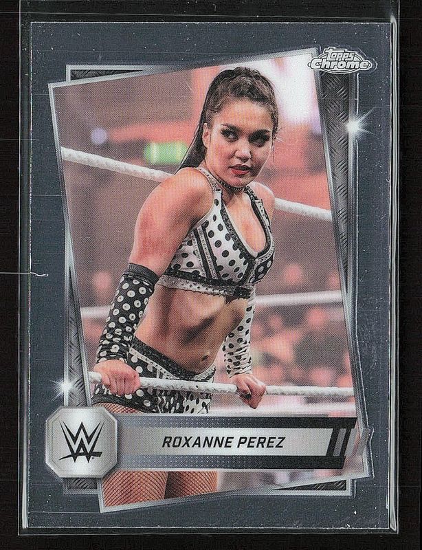 Roxanne Perez 2025 Topps Chrome WWE #44 Base RAW