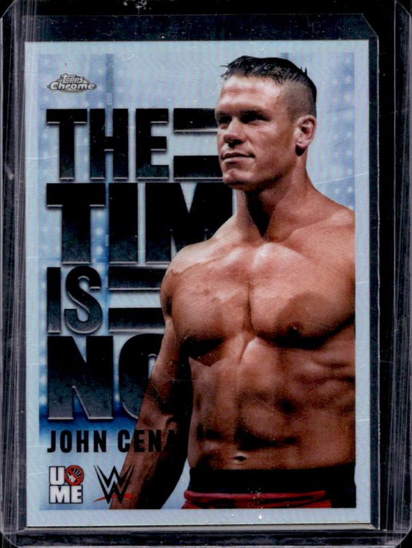 John Cena 2025 Topps Chrome WWE #TIN-1 The Time Is Now RAW