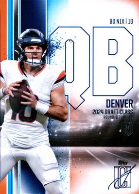 2024 Topps Signature Class #100 Blue & Orange