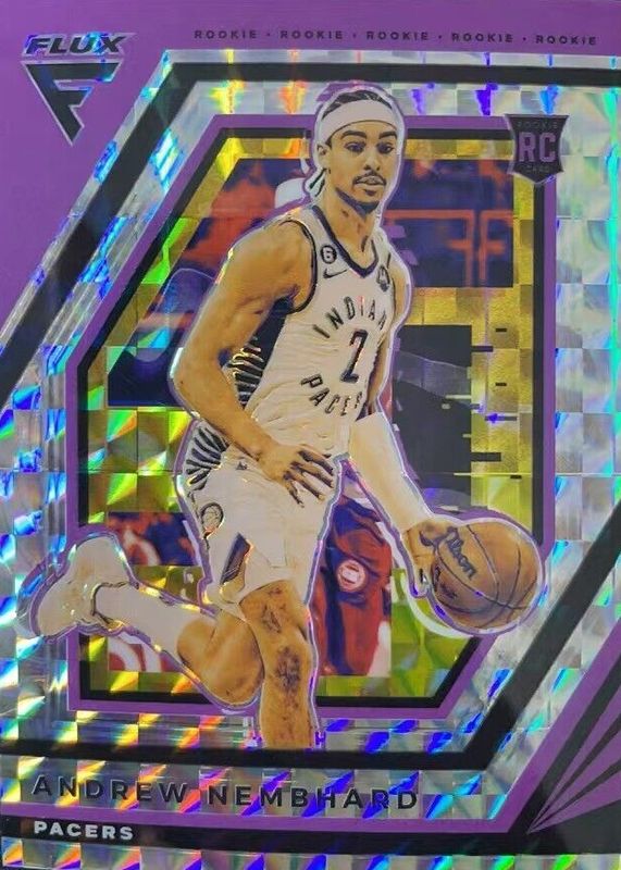 Andrew Nembhard 2022 Flux #244 Lucky Envelopes /8 Rookie RAW