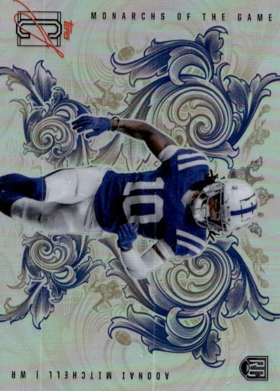 Adonai Mitchell 2024 Topps Signature Class #MG-18 Monarchs of the Game /(SSP) Rookie RAW