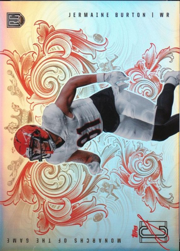 Jermaine Burton 2024 Topps Signature Class #MG-20 Monarchs of the Game /(SSP) Rookie RAW