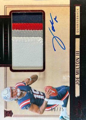 2024 One #5 Rookie Patch Auto - Red /75