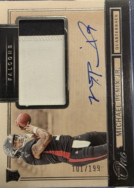 MICHAEL PENIX JR. サイン入りカード Michael Penix Jr. 2024 Prizm
