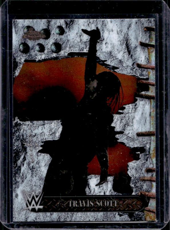 2025 Topps Chrome WWE x Cactus Jack #100 White Refractor