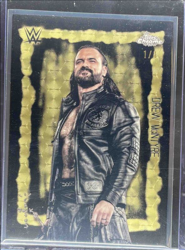 Drew McIntyre 2025 Topps Chrome WWE x Cactus Jack #FVF-23 Festival Fury - SuperFractor /1 RAW
