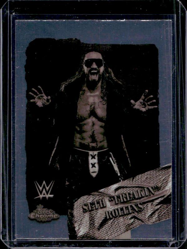 Seth Rollins 2025 Topps Chrome WWE x Cactus Jack #RDR-39 Rodeo Rebels RAW