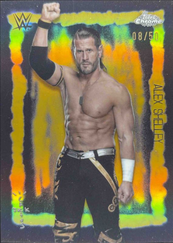 2025 Topps Chrome WWE x Cactus Jack #FVF-37 Festival Fury - Gold Refractor /50