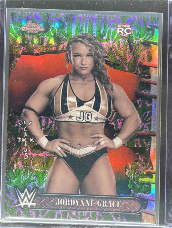 2025 Topps Chrome WWE x Cactus Jack #69 Cactus Jack Refractor /41