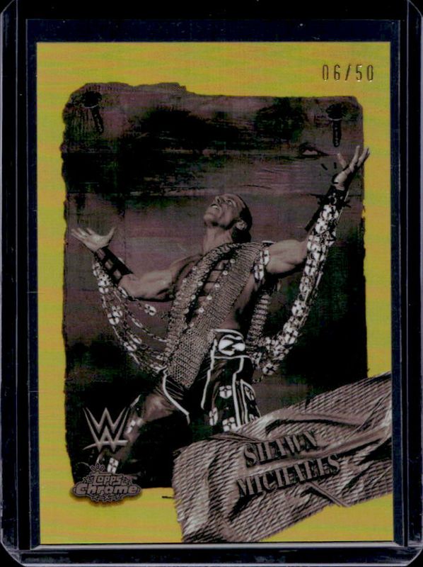 Shawn Michaels 2025 Topps Chrome WWE x Cactus Jack #RDR-7 Rodeo Rebels - Gold Refractor /50 RAW