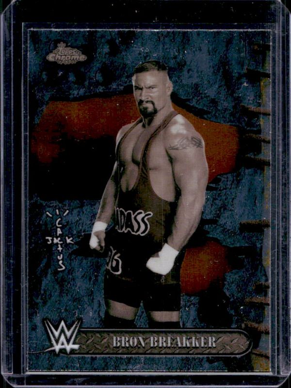 Bron Breakker 2025 Topps Chrome WWE x Cactus Jack #31 Base RAW