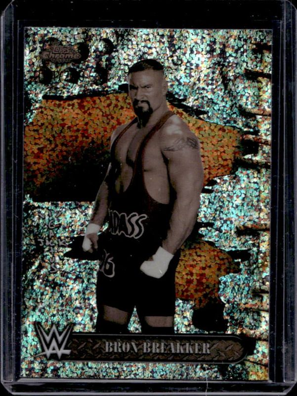 Bron Breakker 2025 Topps Chrome WWE x Cactus Jack #31 Speckle Refractor /299 RAW